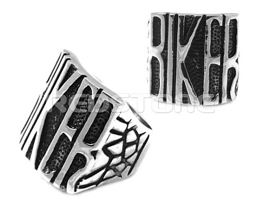 Oceľový prsteň BIKER SS1194
